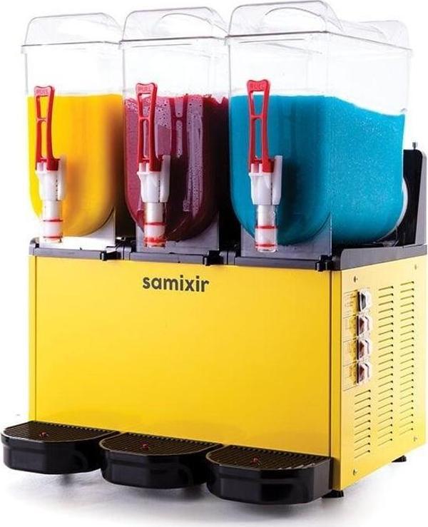 SAMIXIR Slush Triple Meyve Suyu Dispenseri 12 L + 12 L + 12 L SLUSH36.Y - Image 1