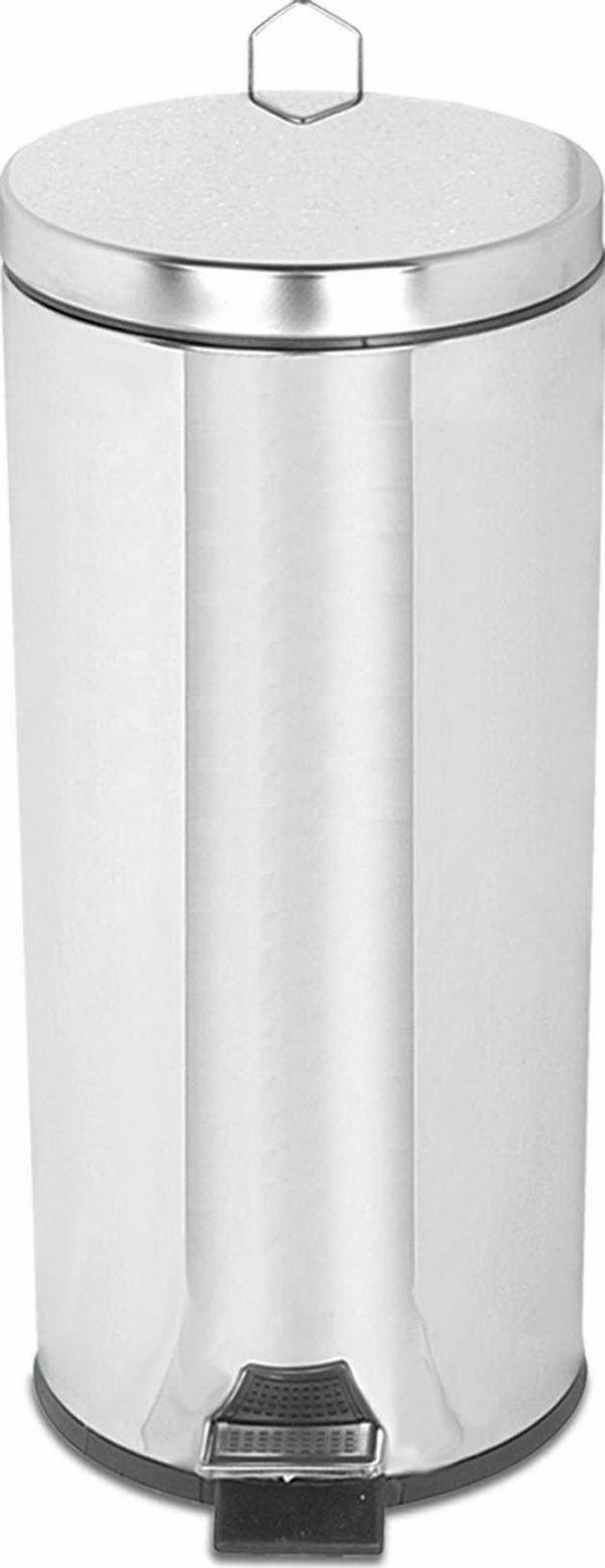 Krom Pedallı Çöp Kovası 40 Lt. - Image 1