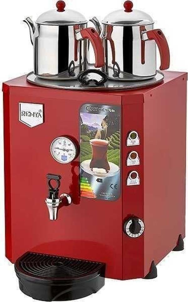 Remta İki Demlikli Çay Makinesi 23 Litre (Otomatik Su Alma Şebekeden) - Image 1