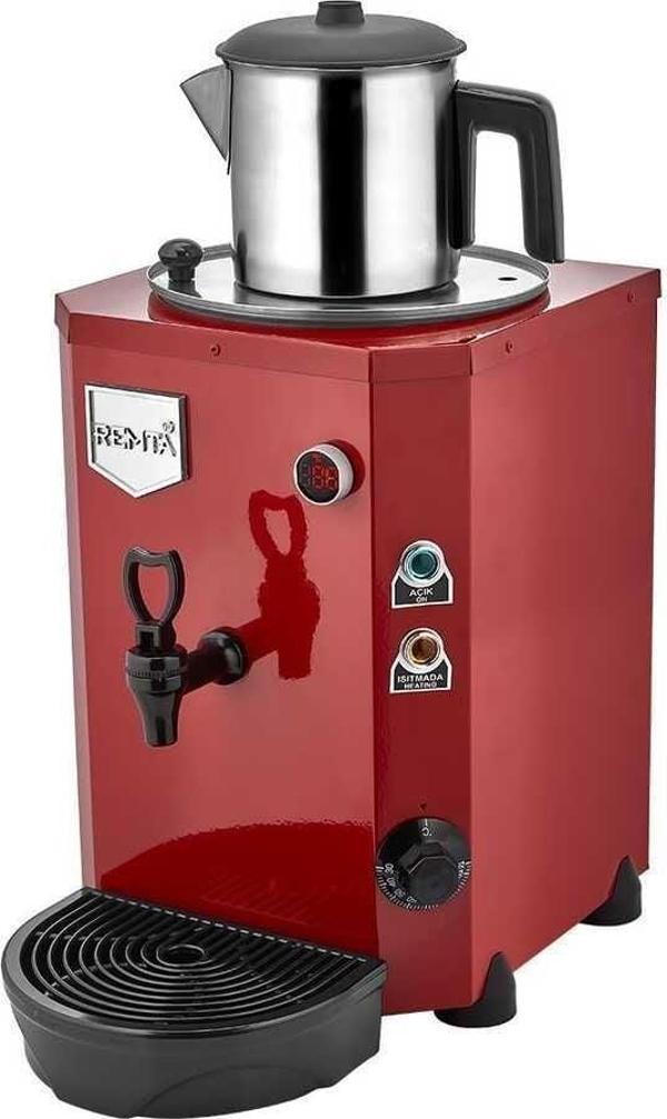 Remta Jumbo Tek Demlikli Çay Makinesi Kırmızı - Image 1