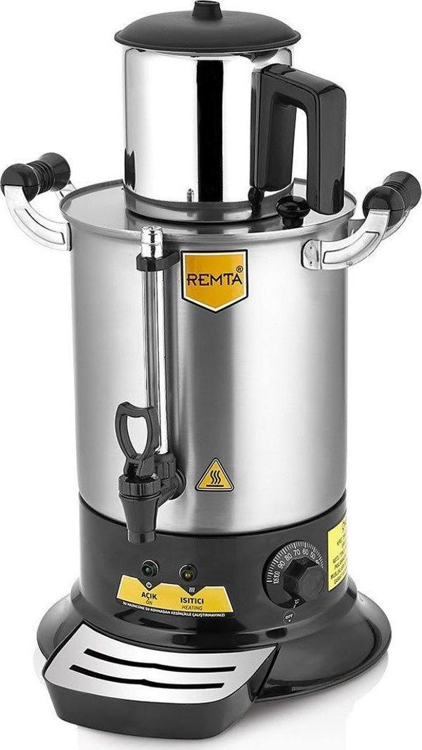 Remta Platin Model Tek Demlikli Çay Makinesi 9 lt (Demlik Dahil) - PT11 - Image 1