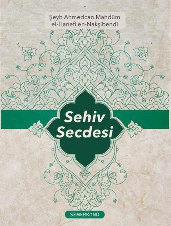 Sehiv Secdesi - Semerkand Yayınları - Image 1