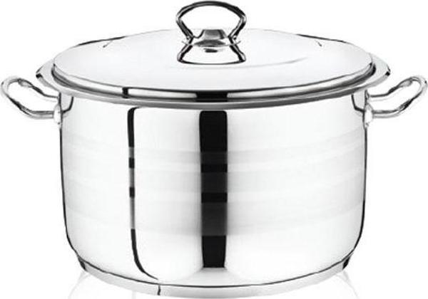 Safinox Flavia Çelik Derin Tencere 24x15 cm-6.8 Litre - Image 1