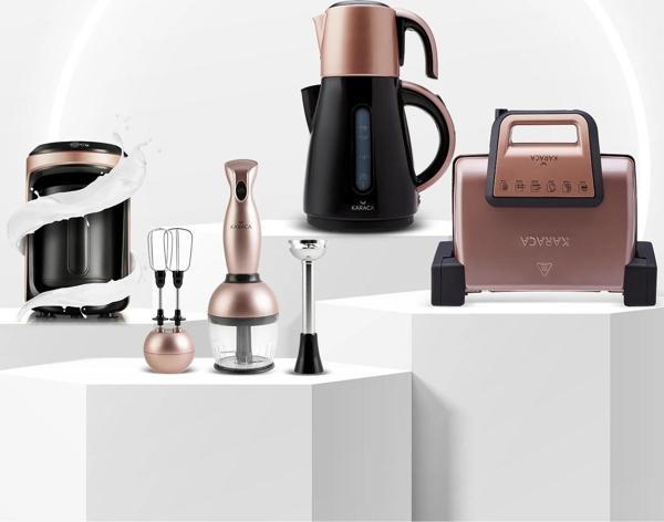 Karaca Gurme Süper 2.0 Elektrikli Evlilik Paketi Rosegold - Image 1