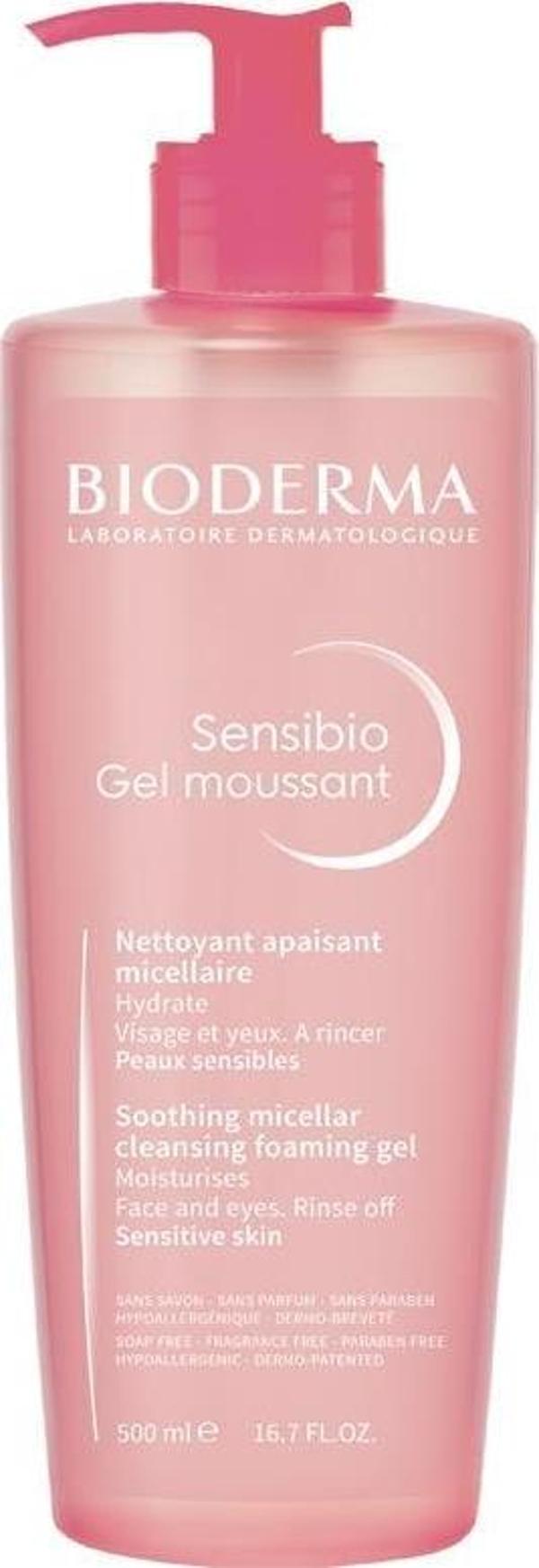 OUT Bioderma Sensibio Foaming Cilt Temizleme Jeli 500 ml - Image 1