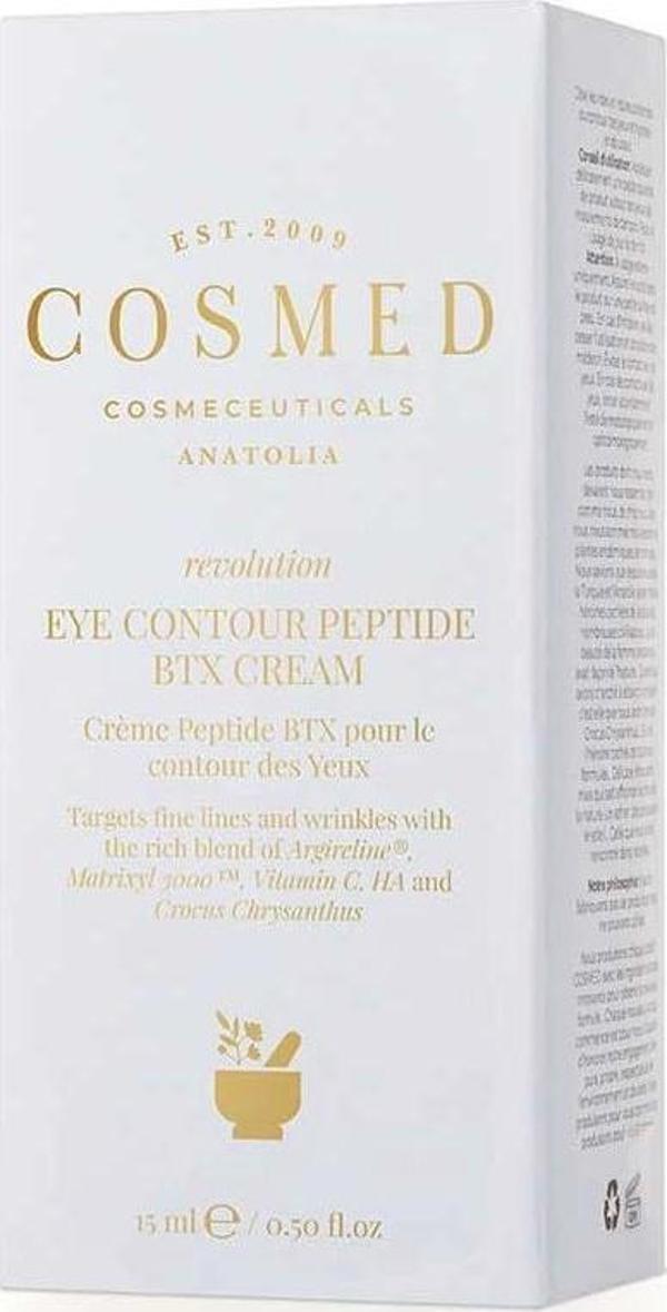 Cosmed Revolution Eye Contour Peptide Btx Cream 15 ml - Image 1