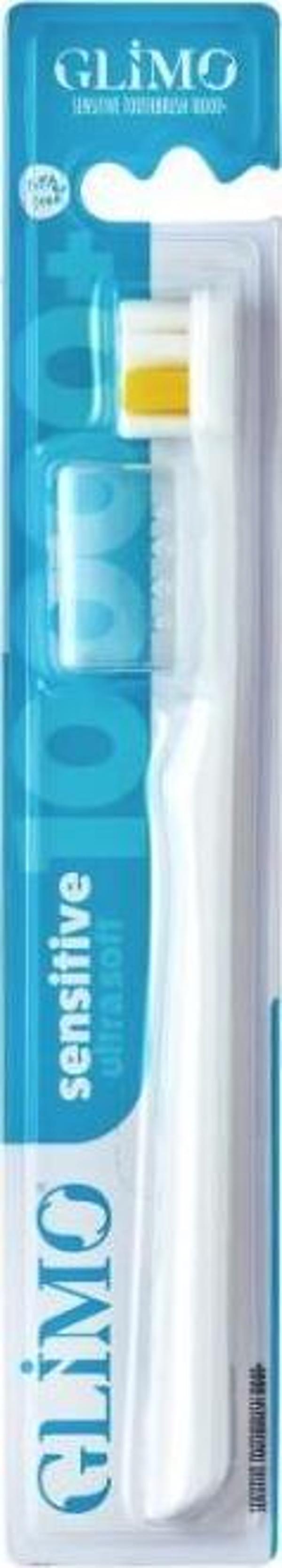Glimo Sensitive Diş Fırçası 10000+ Ultra Soft Beyaz - Image 1