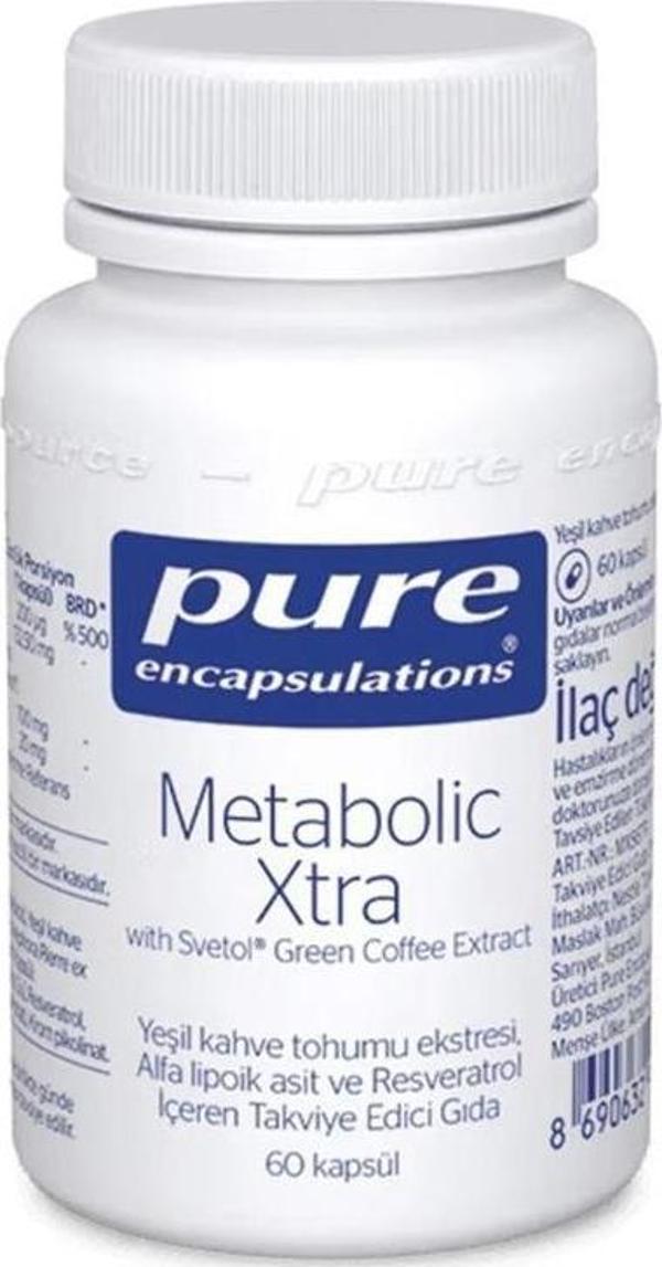 Pure Encapsulations Metabolic Xtra 60 Kapsül - Image 1
