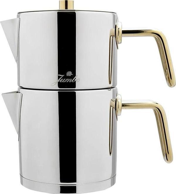 Jumbo Metalix Çaydanlık Titanyum Gold - Image 1