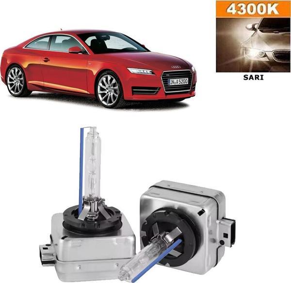 Audi A5 2011-2019 D3S / D3R 4300K Sarı HID Xenon Ampul 2 Adet - Image 1