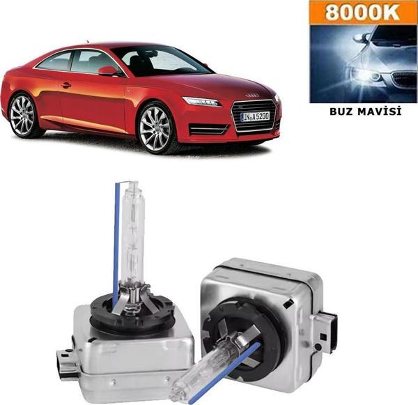 Audi A5 2011-2019 D3S / D3R 8000K Buz Mavisi HID Xenon Ampul 2 Adet - Image 1