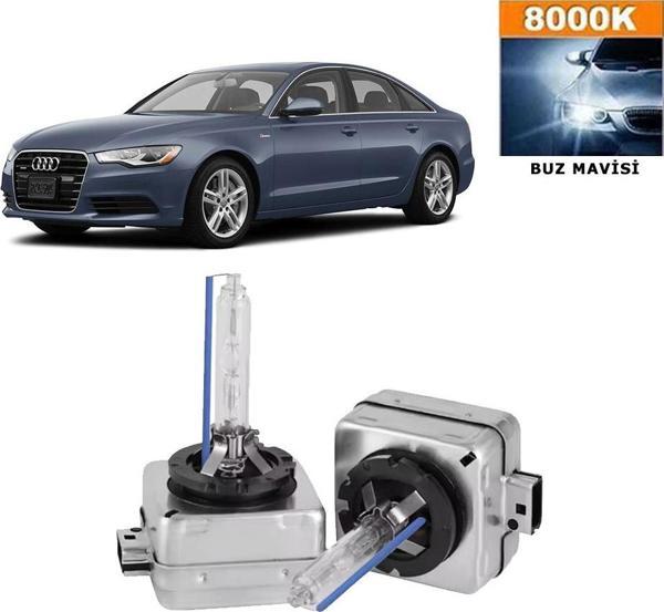 Audi A6 2008-2015 D3S / D3R 8000K Buz Mavisi HID Xenon Ampul 2 Adet - Image 1