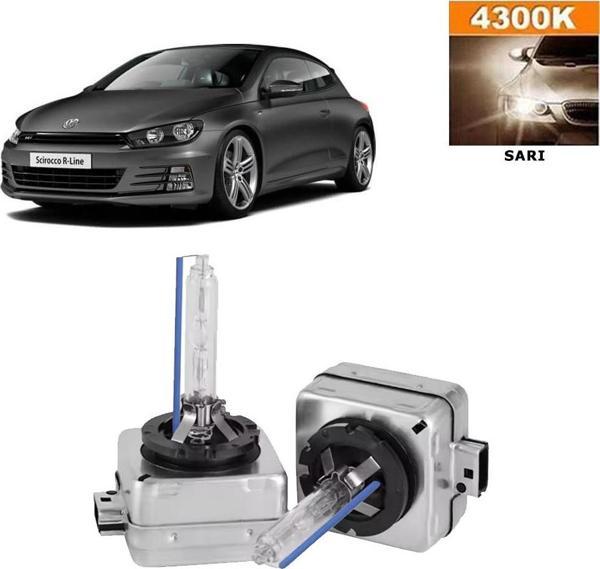 Volkswagen Scirocco 2015-2017 D3S / D3R 4300K Sarı HID Xenon Ampul 2 Adet - Image 1
