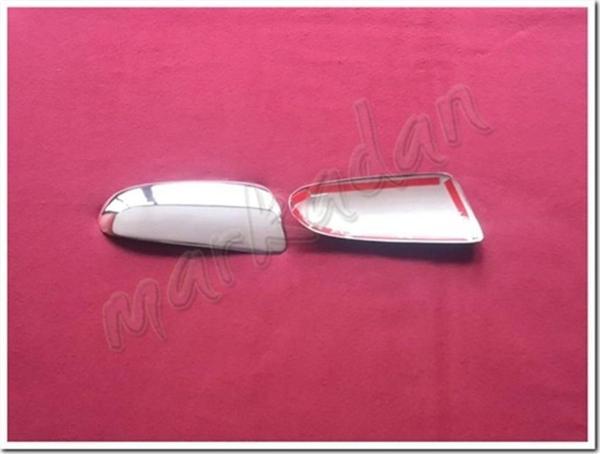 DB Chrome Chevrolet Aveo Krom Ayna Kapağı 2006-2011 2 Parça P.Çelik - Image 1