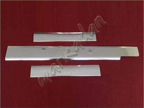 DB Chrome Mercedes Vito W638 Krom Kapı Eşiği 1996-2003 3 Parça P.Çelik - Image 1