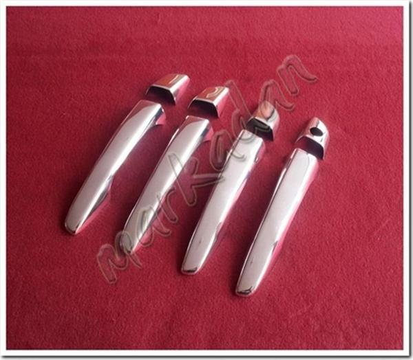 DB Chrome Citroen DS5 Sensörsüz Kapı Kolu Nikelajı 2012 Sonrası 4 Kapı 8 Parça P.Çelik - Image 1