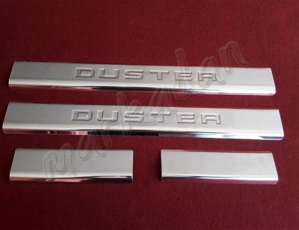 DB Chrome Dacia Duster Krom Kapı Eşiği 2010-2017 4 Parça P.Çelik - Image 1
