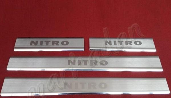 DB Chrome Dodge Nitro Krom Kapı Eşiği 2007-2012 4 Parça P.Çelik - Image 1