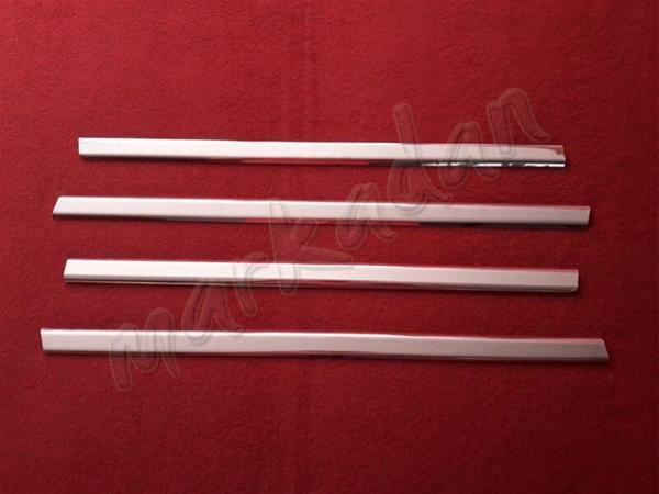 DB Chrome Fiat Albea Cam Çıtası Nikelajı 2002-2012 4 Parça P.Çelik - Image 1