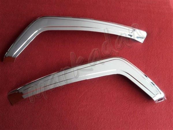 DB Chrome Fiat Doblo Ön Tampon Kaşı 2010-2015 2 Parça Abs Krom - Image 1