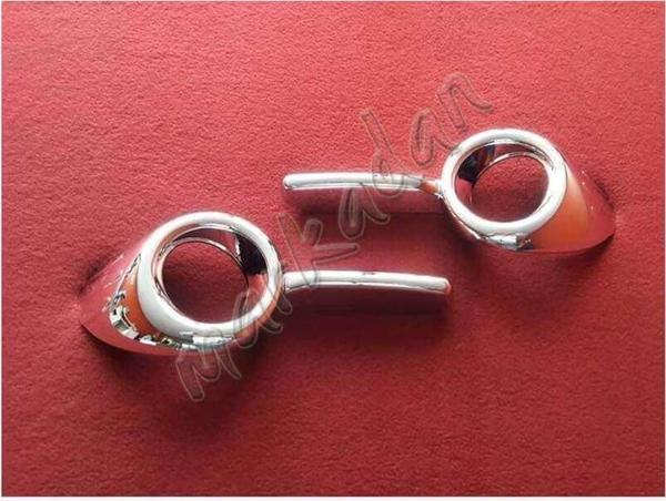 DB Chrome Fiat Doblo Sis Farı Çerçevesi 2010-2014 2 Parça Abs Krom - Image 1