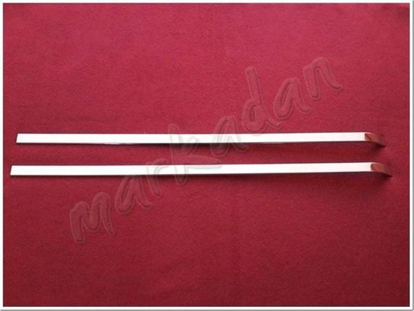 DB Chrome Fiat Doblo Sürgülü Kapı Çıta Nikelajı 2000-2012 2 Parça P.Çelik - Image 1