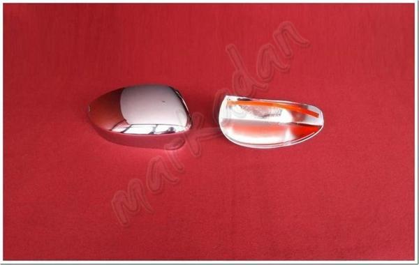 DB Chrome Fiat Linea Krom Ayna Kapağı 2006-2018 2 Parça ABS Krom - Image 1