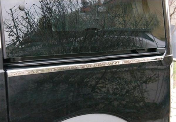 DB Chrome Ford Connect Sürgülü Kapı Çıta Nikelajı 2002-2014 2 Parça P.Çelik - Image 1