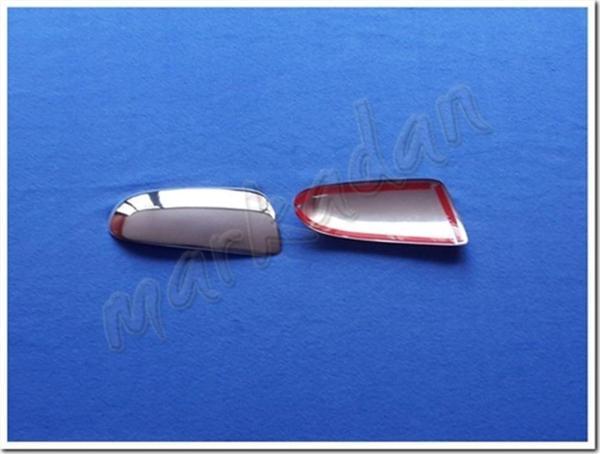 Chevrolet Aveo Krom Ayna Kapağı 2006-2011 2 Parça Paslanmaz Çelik - Image 1
