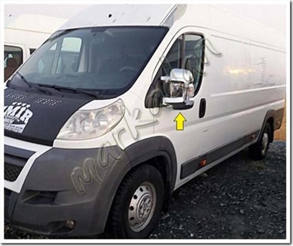 Citroen Jumper Krom Ayna Kapağı 2006 Sonrası 2 Parça Abs Krom - Image 1