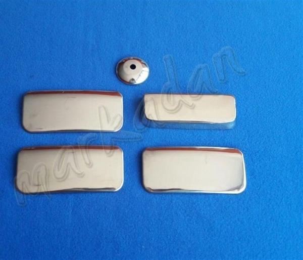 Ford Transit Krom Kapı Kolu 2003-2013 4 Kapı 5 Parça Paslanmaz Çelik - Image 1