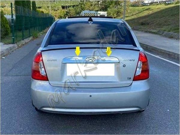 Hyundai Accent Era Krom Bagaj Çıtası 2005-2011 Paslanmaz Çelik - Image 1