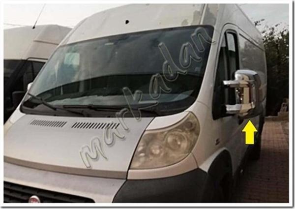 Fiat Ducato Krom Ayna Kapağı 2006 Sonrası 2 Parça Abs Krom - Image 1