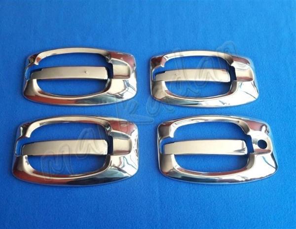 Fiat Ducato Krom Kapı Kolu 2006-2014 4 Kapı 8 Parça Paslanmaz Çelik - Image 1
