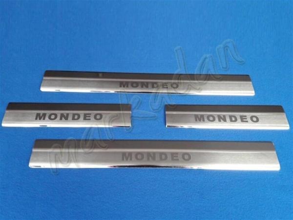 Ford Mondeo Krom Kapı Eşiği 2000-2007 4 Parça Paslanmaz Çelik - Image 1
