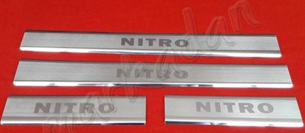 Markadan Dodge Nitro Krom Kapı Eşiği 2007-2012 4 Parça Paslanmaz Çelik - Image 1