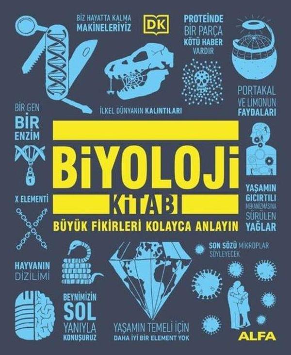 Biyoloji Kitabı - Büyük Fikirleri Kolayca Anlayın - Alfa Yayıncılık - Image 1