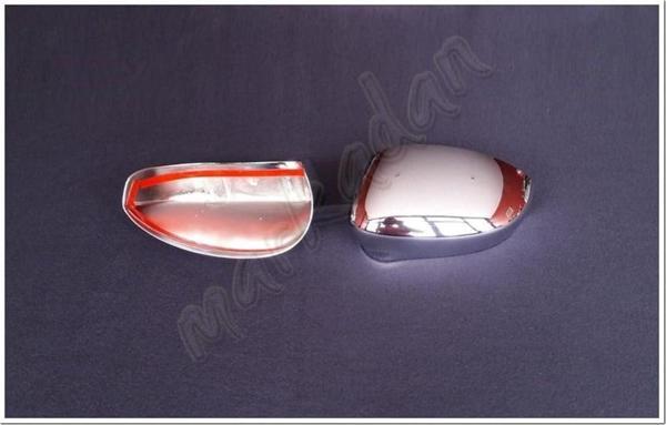 Markadan Fiat Grande Punto Krom Ayna Kapağı 2006-2017 2 Parça ABS Krom - Image 1