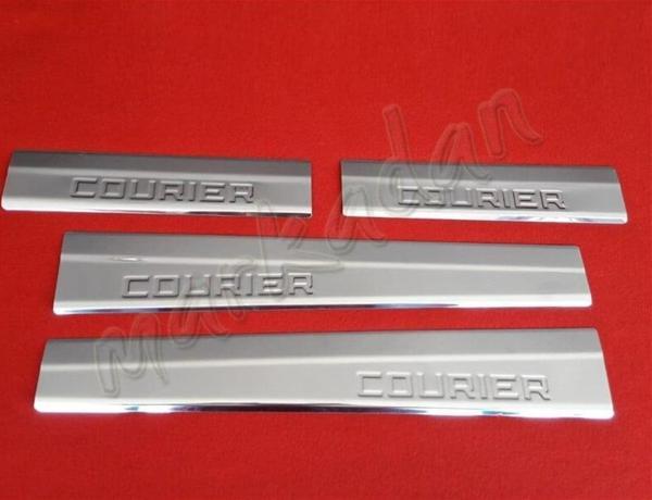 Markadan Ford Tourneo Courier Krom Kapı Eşiği 2014-2023 4 Parça Paslanmaz Çelik - Image 1