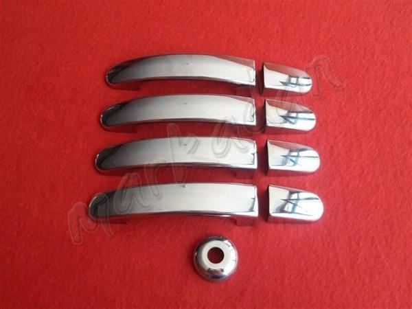 Markadan Ford Tourneo Custom Krom Kapı Kolu 2012 Sonrası 4 Kapı 9 Parça Paslanmaz Çelik - Image 1