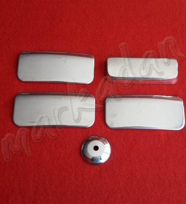 Markadan Ford Transit Krom Kapı Kolu 2003-2013 4 Kapı 5 Parça Paslanmaz Çelik - Image 1