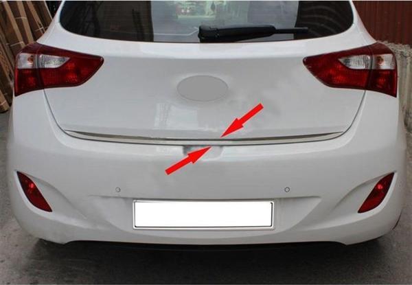 Markadan Hyundai i30 Krom Bagaj Alt Çıta 2012-2017 Paslanmaz Çelik - Image 1