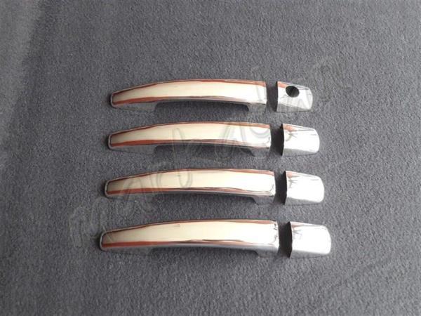 Markadan Peugeot 407 Krom Kapı Kolu 2004-2010 4 Kapı Paslanmaz Çelik - Image 1
