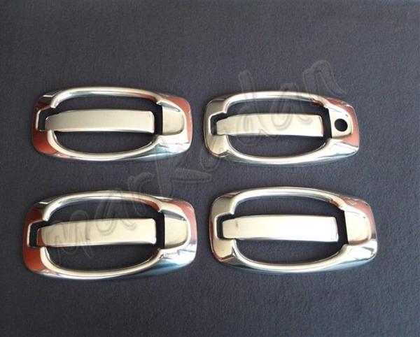 Markadan Peugeot Bipper Krom Kapı Kolu 2008 Sonrası 4 Kapı 8 Parça Set Paslanmaz Çelik - Image 1