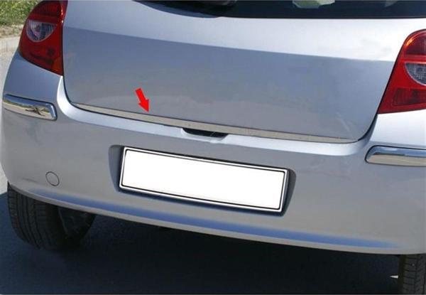 Markadan Renault Clio 3 HB Krom Bagaj Alt Çıta 2006-2011 Paslanmaz Çelik - Image 1