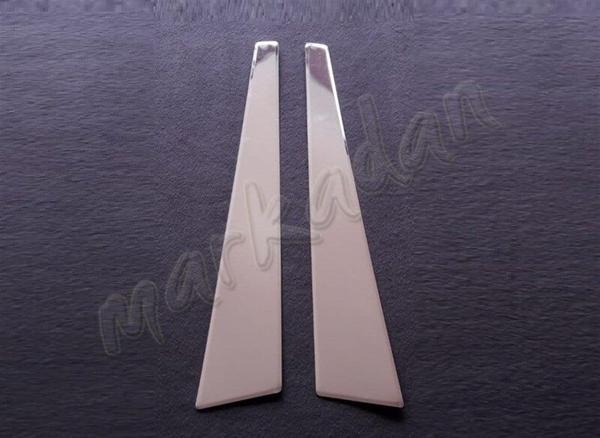 Markadan Renault Megane 2 Kapı Direği 2004-2010 2 Parça Paslanmaz Çelik - Image 1