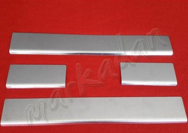 Markadan Renault Megane 3 HB Krom Kapı Eşiği 2010-2016 4 Parça Paslanmaz Çelik - Image 1