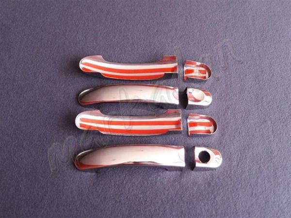 Markadan VW T5 Caravelle Krom Kapı Kolu 2003-2014 4 Kapı Paslanmaz Çelik - Image 1