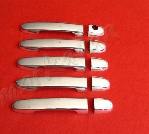 Markadan Toyota Rav 4 Sensörsüz Krom Kapı Kolu 2006-2012 5 Kapı Paslanmaz Çelik - Image 1