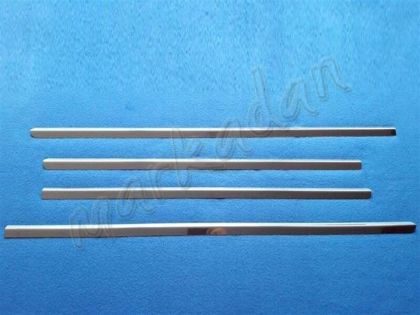 Mercedes E W211 Krom Cam Çıtası 2002-2009 4 Parça Paslanmaz Çelik - Image 1